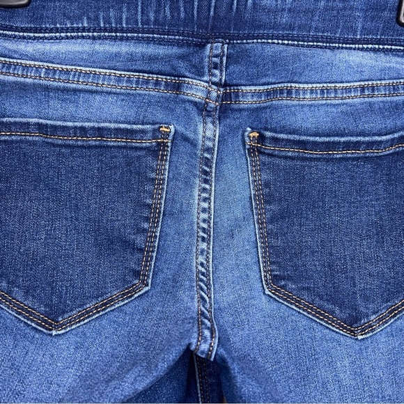 Size Petite 2 Old Navy Blue Rockstar Style Skinny Jeans Jeggings Stretch - Picture 7 of 12